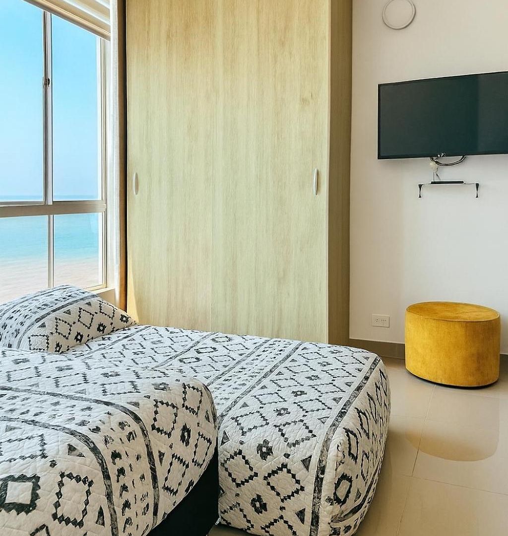 Apartment Lindo Apto Vista Al Mar,central Y Piscina Rooftop Cartagena