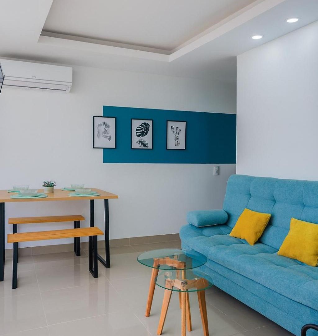 Lindo Apto Vista Al Mar,central Y Piscina Rooftop Apartment Cartagena