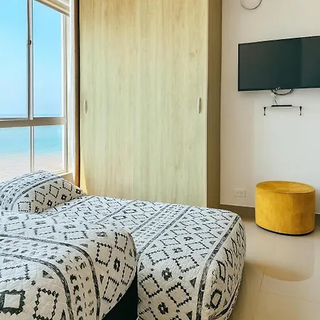 Apartamento Lindo Apto Vista Al Mar,central Y Piscina Rooftop Cartagena